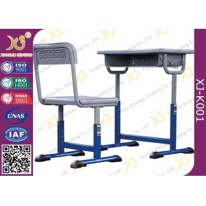 Iron Structure Primary Student Kids School Table And Chairs With Non Slip Feet