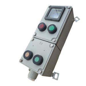 90-295V ATEX Flameproof Control Station Waterproof Anti Corrsion Coating Surface