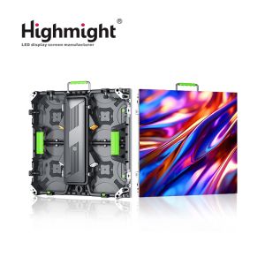 P3.91 outdoor rental LED screen IP65 high protection level, clear and visible