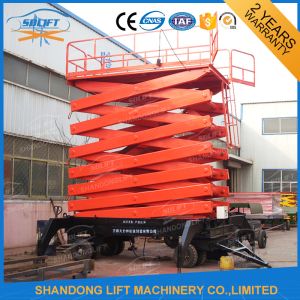 Hydraulic Mobile Platform Lift with 500kg Loading Capacity 12m Lifting Height