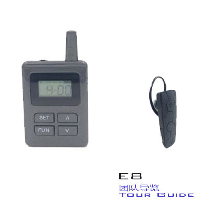 New Stye The E8 Ear - Hanging Audio Tour Guide System Transmitter And Receiver