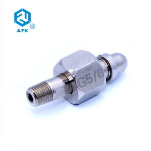 China Hexagon DIN477 BS341 CGA Gas Cylinder Adapter 316 Male Thread on sale