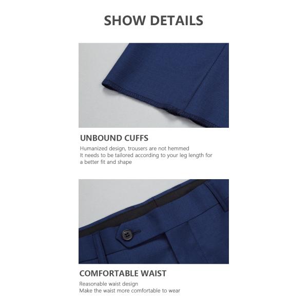 Stylish and Comfortable Men's Wool Polyester Golf Trousers Slim Fit for Casual Wear