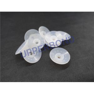 Tobacco Industry White Suction Cap Bowl With Good Ageing Resistance