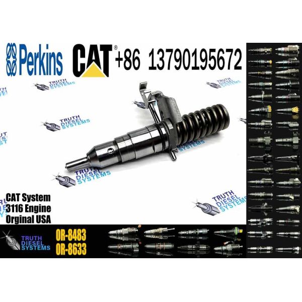 3116 Diesel Engine Fuel Injector 127-8209 1278209 0R-8483 0R8483 127-8211 Excavator Spare Parts for CATERPILLAR E200B 320B