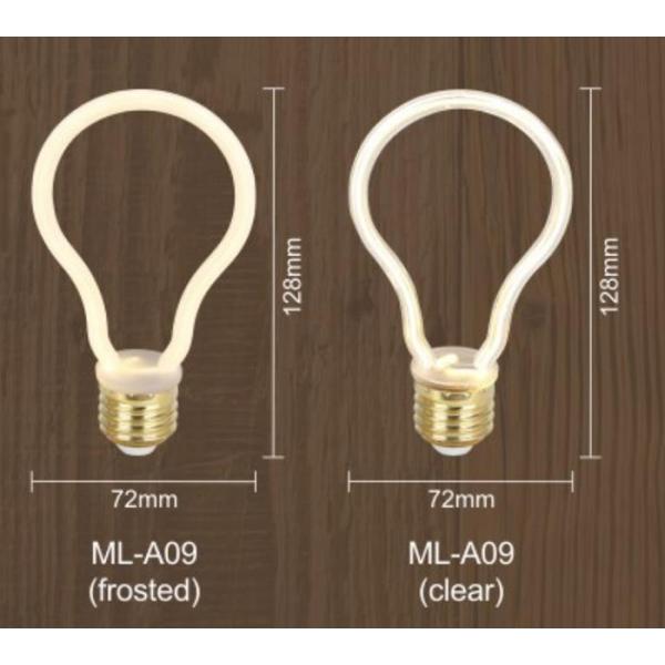 Quality Vintage Engery Saving Edison Decorative Light Bulbs  E27 4w A60 72x128 Mm wholesale