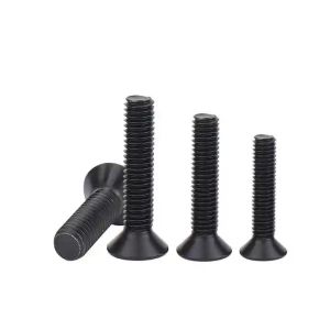 Fine Threaded Countersunk Carriage Bolts in Zinc Finish 6mm Diameter