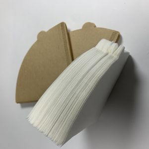 Virgin Wood Pulp 2-4 Person V60 Coffee Drip Filter Paper Customized Bag