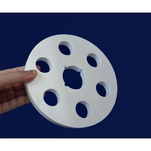 China Alumina Ceramic Disc Customizable Polishing Flanges For Electrical Insulation on sale