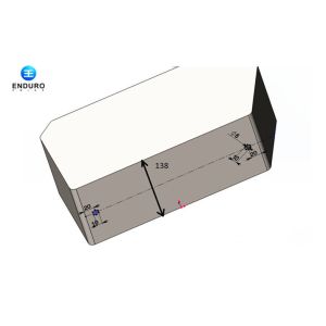 Battery Case Enduro Bike Frame With Rear Shock Hidden Inside