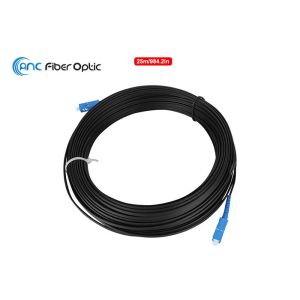 SC APC Outdoor FTTH Fiber Optic Patch Cord SM Self Supporting Aerial Drop Cable
