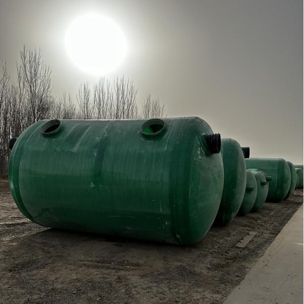 Fiberglass Buried FRP Septic Tank Sedimentation Tank No Leakage