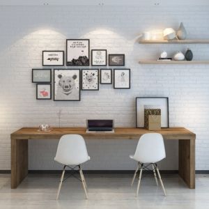 Modern Design Solid Wood Computer Desk and Conference Table for Collaborative