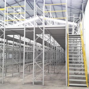 Cheap Powder Coating Or Galvanized Mezzanine Racking Systems Strong Customizable for sale