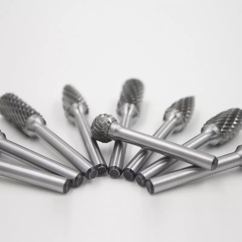 Cheap YG6/YG8 Grade Tungsten Carbide Rotary Burrs For Standard Double Cut Carbide Burr Full Size Projects for sale