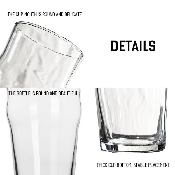 Food-Safe Glass | Custom 9 -16oz Beer Glasses | Factory-Direct Wholesale | B2B Bulk Pricing Options