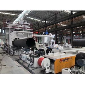 Maneuverable Polyurethane Spraying Prefabricated Insulated Steel Pipe Automatic