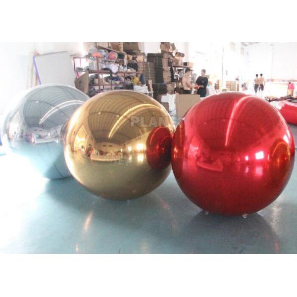 Giant Double Layer Sliver PVC Inflatable Mirror Ball Inflatble Mirror Balloon For Event Decoration