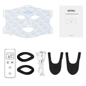 Cheap 276pcs LED Quantity Blue Yellow Red Light Therapy Mask with Gel for Post Procedure Recovery and Sensitive Sun-Damaged Skin for sale