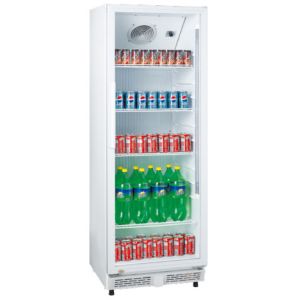 310L upright single door ABS inner direct cooling commercial display beverage