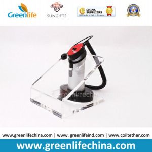 China Factory Alarm Acrylic Display Stand for Laptop/Tablet PC/iPad
