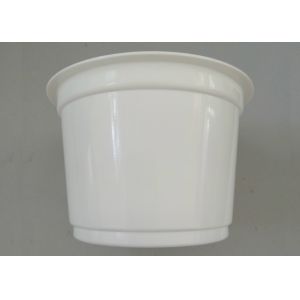 acidophilus milk plastic cup in white color for milk, drink, jelly, solid food