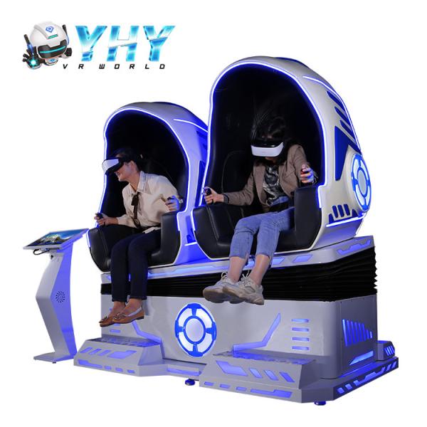 Quality 220V VR Roller Coaster Simulator Double Egg VR Chair Games For Amusement Park wholesale
