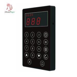 Cheap Wireless 433.93Mhz black touch numeric keyboard transmitter of calling system for sale