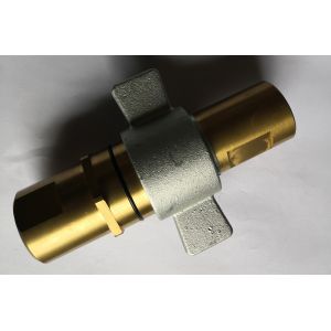 Brass Female Threaded Coupling QKTF Series WP 3625 Psi for Building Construction