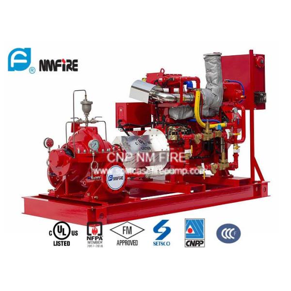 Quality UL FM Approved Diesel Engine Fire Pump 750 GPM Air / Water Cooling Method wholesale