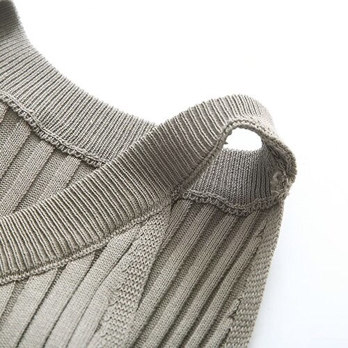 OEM maufactory Summer Narrow Shoulder Vest Skirt Sleeveless New Side Split Pits Sexy Hip Skirt