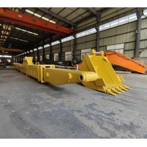 30M Excavator Telescopic Arm , CAT345 Long Reach Arm Stretch Out And Draw Back