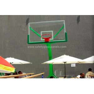 China Custom Acrylic Glass Basketball Backboard With Basketball Hoop And Board on sale