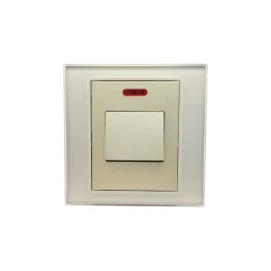 45a Electrical Wall Switch Mechanic Champagne Color 86mm Size