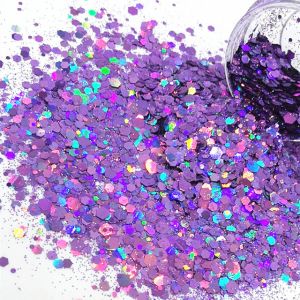 Mix and Match to Create Excellent Nail Art Effect Glitter Powder With Chunky
