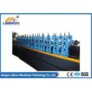 10 Stations Steel Stud Roll Forming Machine 55mm Shaft With 0.05 Mm Hard Chrome