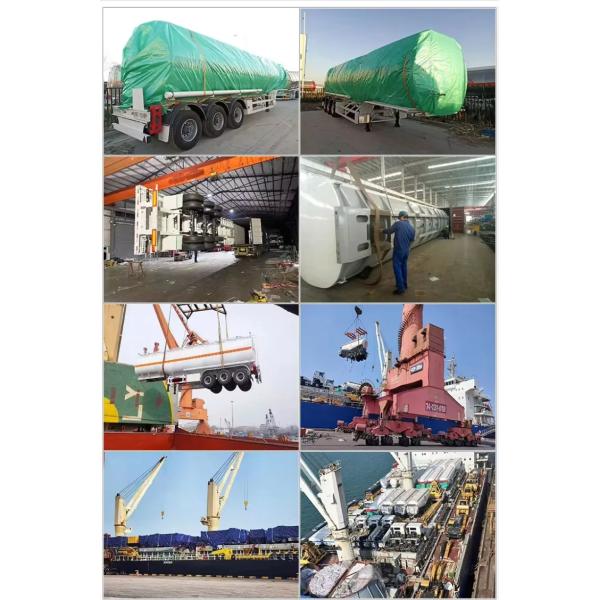 Sold In 2, 3, And 4-Axle Tank Semi-Trailers With A Capacity Of 45,000 To 50,000 Liters (42 Cubic Meters) With 4 Individual Tanks In Aluminum And