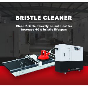 black and white steel Bristle cleaner use on the auto-cutter, increasing bristle