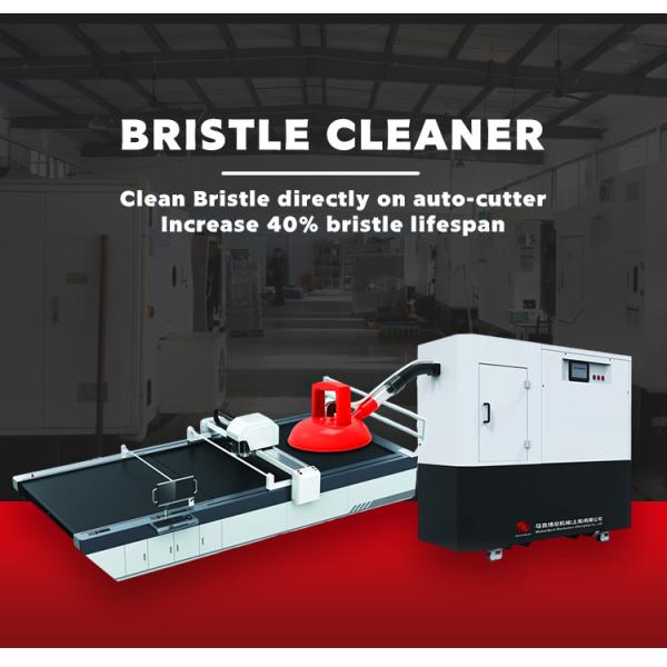 black and white steel Bristle cleaner use on the auto-cutter, increasing bristle
