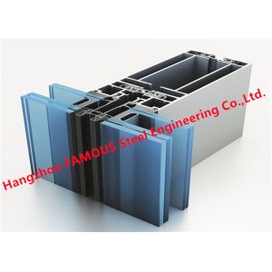 Modular 4m Unitized Glass Curtain Wall High Rise Building Construction