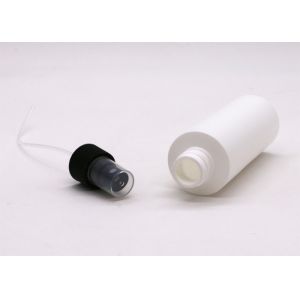 100ml White HDPE Plastic Bottles Glossy Surface Treatment With Sprayer