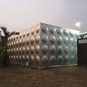 Silver Welding Water Tank 1 * 1m / 1 * 0.5m / 0.5 * 0.5m Panel Size Lightweight