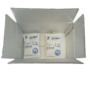 Aluminum Foil Lined Paper Box For Thermo Delivery Of Cakes Vegetables Fruits