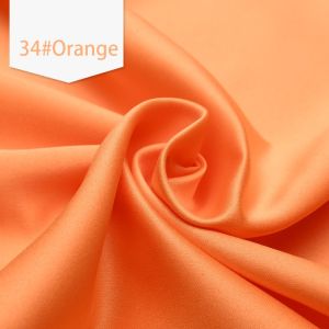 Immediate Delivery High Elasticity Matte 100% Polyester Colorful Satin Fabric
