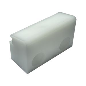 White PTFE Mini Hydraulic Manifold Block For Chemical Resistant Systems With