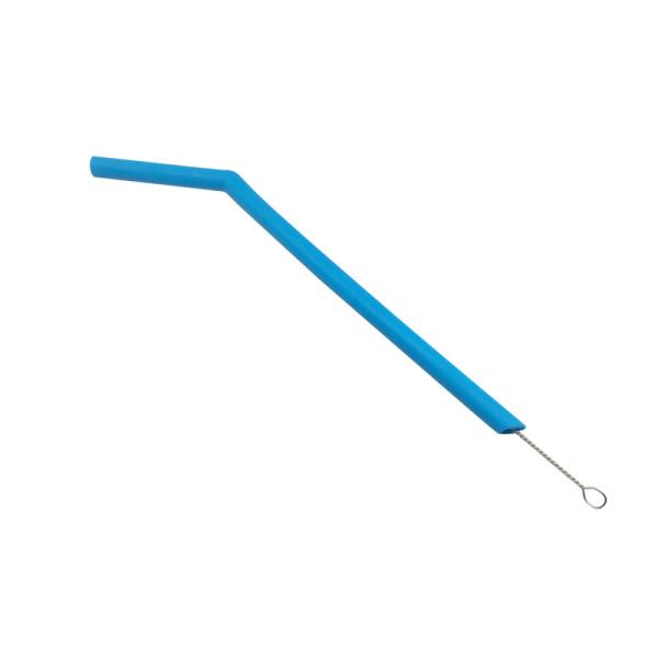 FDA Approved Degradable Silicone Drinking Straws Silk - Screen Print Logo