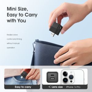Tuya Smart WIFI Mini Portable Power Adapter Switch 5V Micro USB Type-C Charger
