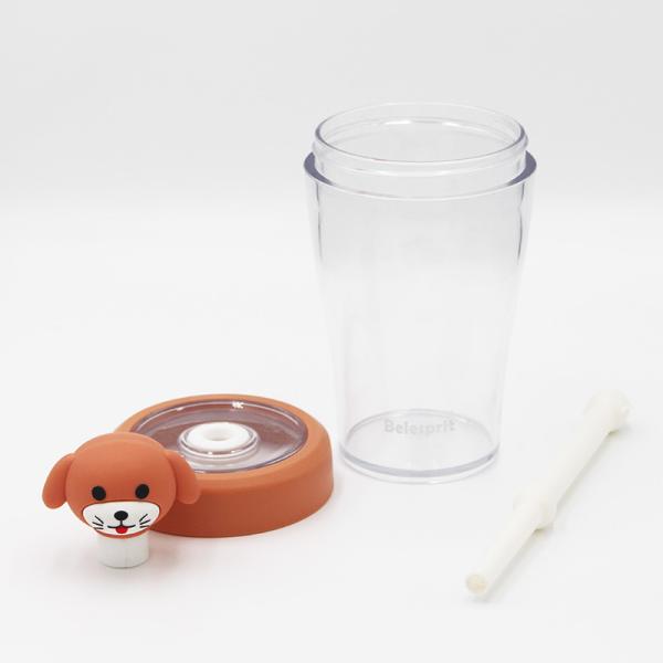 Quality BPA Free Reusable Straw Water Bottle Transparent For Lady Children wholesale