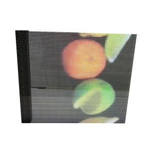 P3.9 Holographic Transparent LED Film Display 6kg/sqm Ultra Thin 6mm For