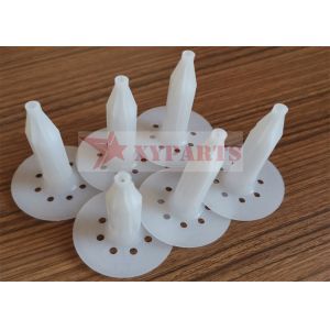 Actuated Tool Installed Plastic Wall Insulation Anchors With Premounted Steel